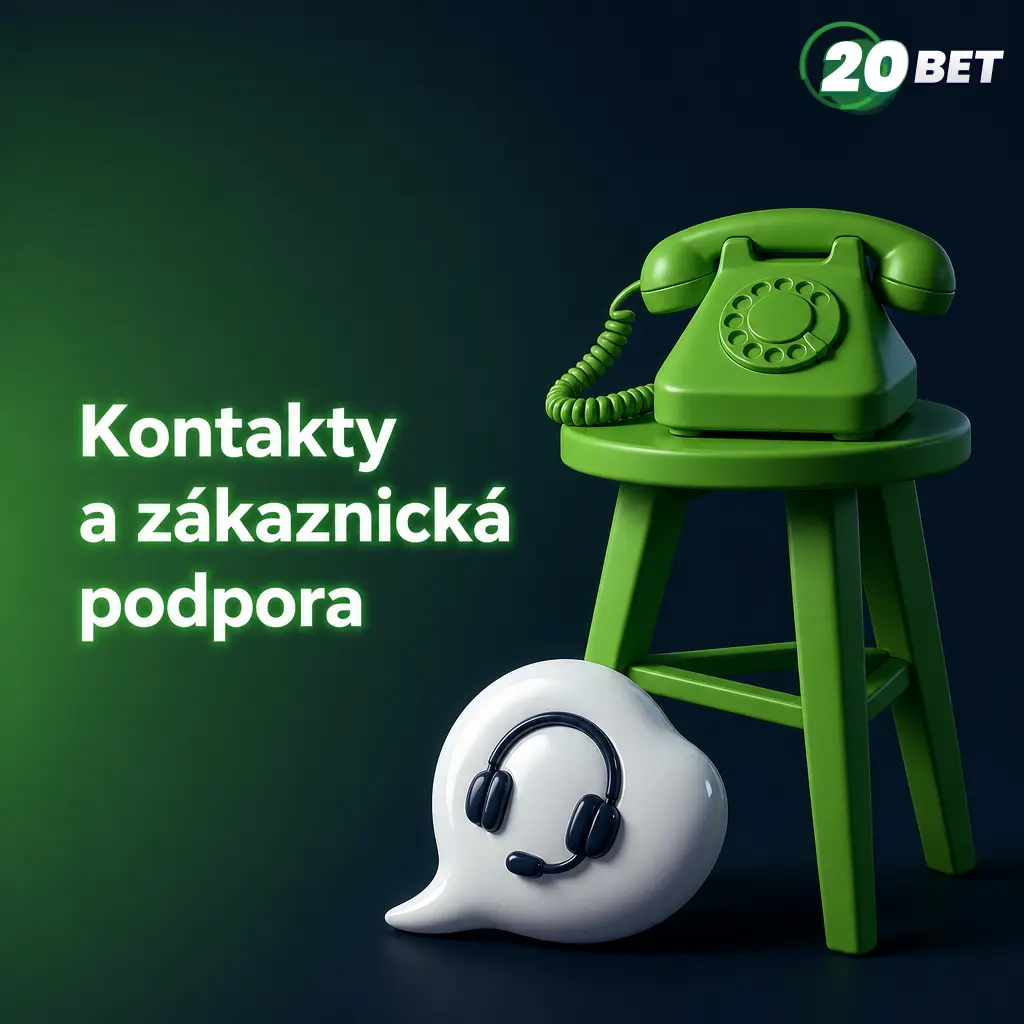 Kontakty a zákaznická podpora 20bet – live chat, e-mail a FAQ dostupné nepřetržitě v češtině i angličtině