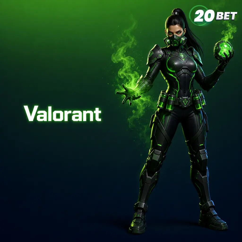 Valorant esport sázení na 20bet: kurzy na VCT Champions, Masters, Americas, EMEA a Pacific ligy