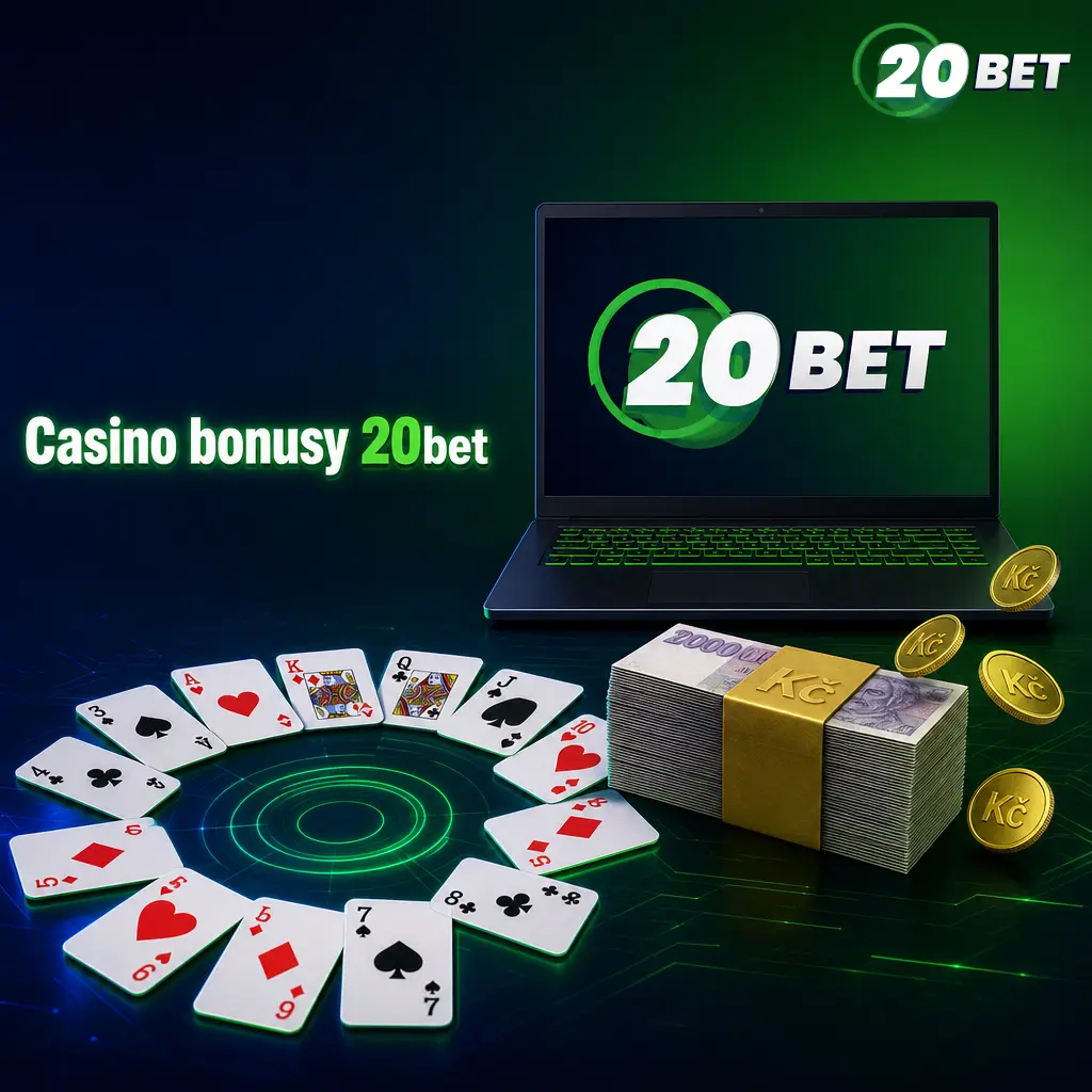 Casino bonusy 20bet: uvítací balíček, cashback, reload bonus a týdenní free spiny pro hráče v ČR.