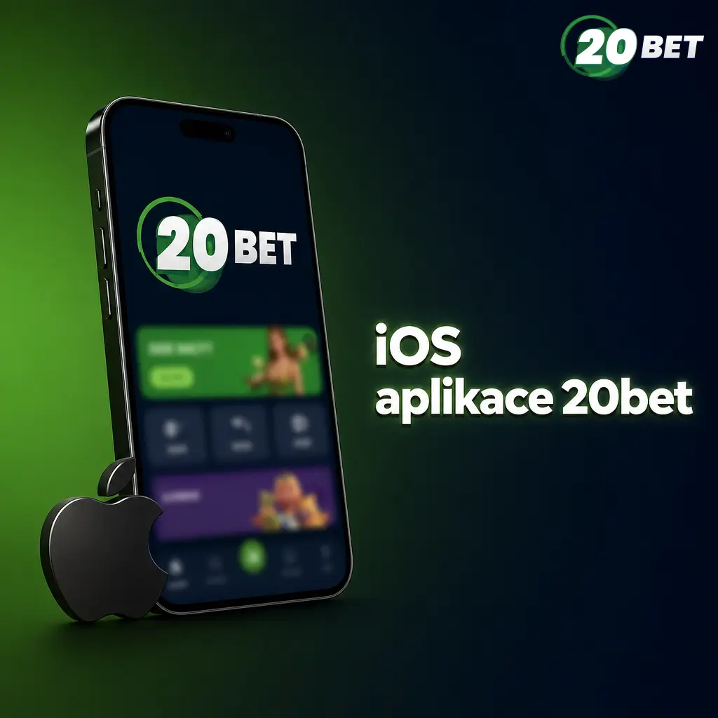 Ikona iOS aplikace 20bet pro iPhone a iPad se sázkami na sport a kasinovými hrami