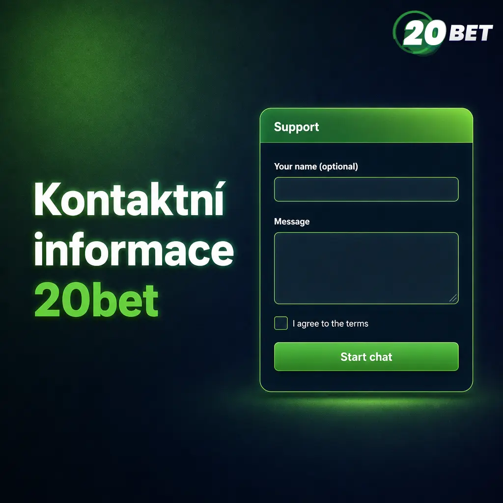 Kontaktní informace a možnosti zákaznické podpory 20bet pro hráče v České republice