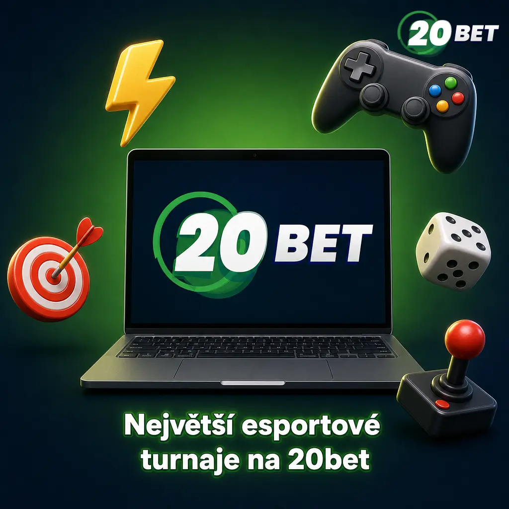 Tabulka hlavních esportových turnajů 2026 na 20bet pro CS2, Dota 2, LoL, Valorant, SC2 a další hry